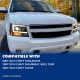 Chevrolet Tahoe Suburban Avalanche Scheinwerfer LED Tube all black 2007 - 2014 07 14
