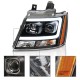 Chevrolet Tahoe Suburban Avalanche Scheinwerfer LED Tube all black 2007 - 2014 07 14