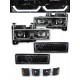 Chevrolet Silverado C/K Tahoe Suburban Scheinwerfer Set LED schwarz 94 - 99 1998 98