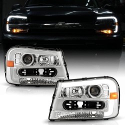Chevrolet Trailblazer Projector Scheinwerfer LED Blinker Angeleyes 02- 09 2009 C
