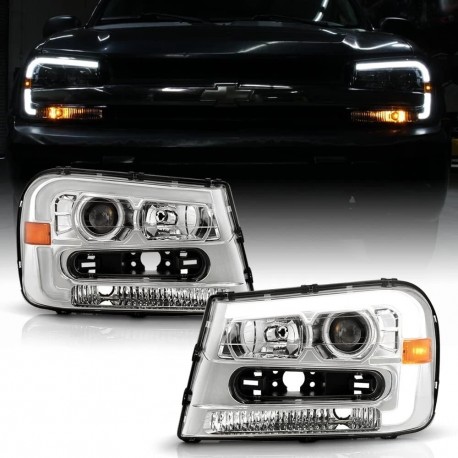 Chevrolet Trailblazer Projector Scheinwerfer LED Blinker Angeleyes 02- 09 2009 C