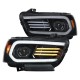 DODGE CHARGER 11 - 14 SCHEINWERFER PROJECTOR  Sequential Signal 2011 2014 12 Blk