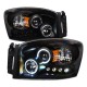 DODGE Ram 06 - 08 Projector Scheinwerfer schwarz  Angeleyes 2007 2006 2008