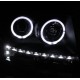Chevrolet Tahoe Suburban Avalanche Scheinwerfer LED schwarz 2007 - 2014 07 - 14
