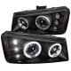 2003 - 2006 Chevrolet Silverado Scheinwerfer Set Projector schwarz LED 03 06