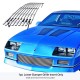 88-92 Chevrolet Camaro Kühlergrill Billet Grill poliert NEU! 1988 1989 1992