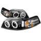 99-04 FORD MUSTANG Projector Scheinwerfer Angeleyes LED schwarz 2004 1999