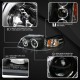 99-04 FORD MUSTANG Projector Scheinwerfer Angeleyes LED schwarz 2004 1999