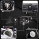 99-04 FORD MUSTANG Projector Scheinwerfer Angeleyes LED schwarz 2004 1999