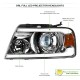 Für Ford F150 04 - 08 Projector Scheinwerfer Satz 2004 2008 chrom 2006 Lincoln