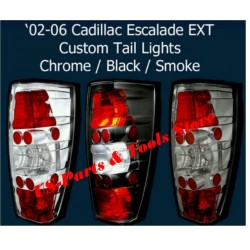 02-06 Cadillac Escalade EXT Rückleuchten chrom